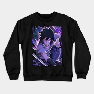 SASUKE UCHIHA MERCH VTG Crewneck Sweatshirt